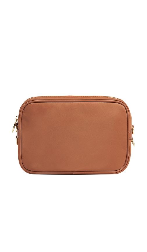 Stoney Clover Lane Compact Camera Crossbody In Brown