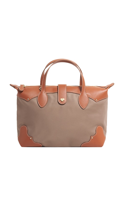 Stoney Clover Lane Medium Pouchette Satchel In Gray