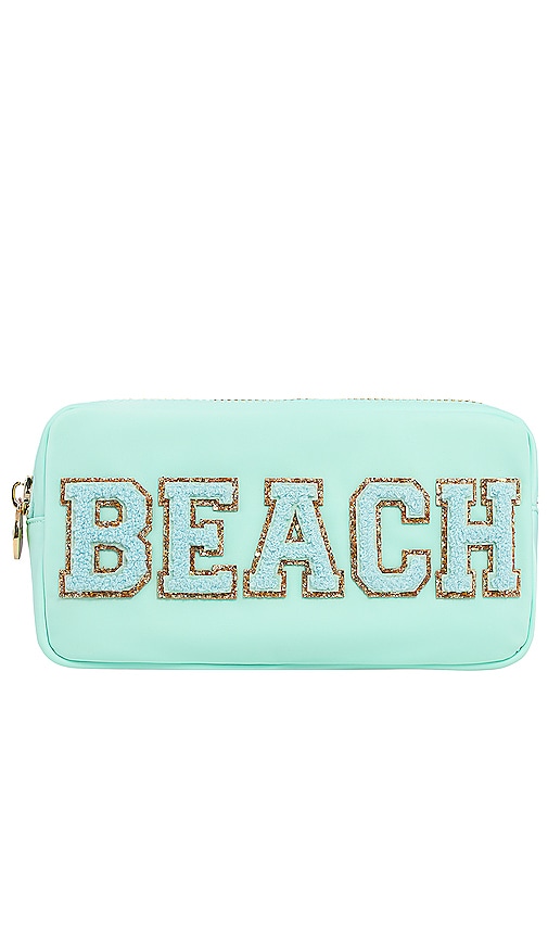 Stoney Clover Lane Beach Small Pouch In Cotton Candy