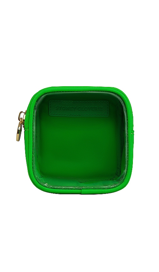 Stoney Clover Lane Clear Mini Pouch In Green