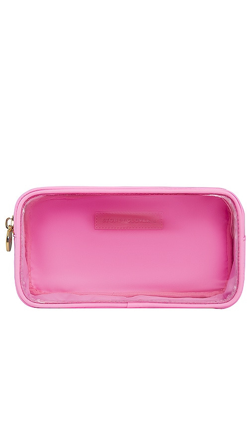 Stoney Clover Lane Clear Small Pouch In Pink