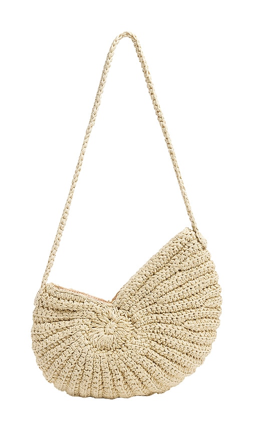 Stoney Clover Lane Shell Spiral Bag In Natural
