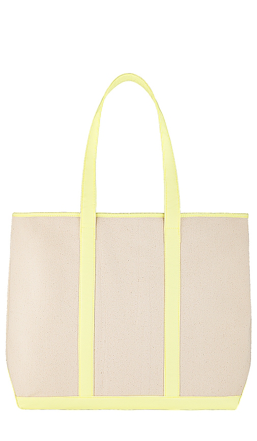 Stoney Clover Lane Canvas Large Shopper Tote In Neutral