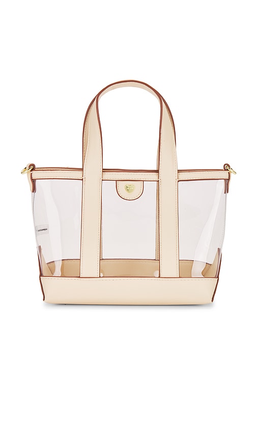 STONEY CLOVER LANE CLEAR MINI TOTE CROSSBODY BAG 