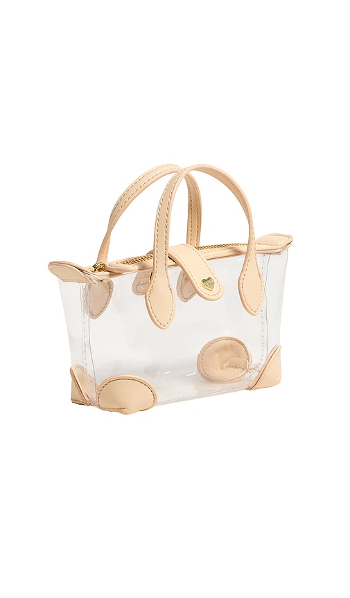 Stoney Clover Lane Clear Pouchette Crossbody Bag In White