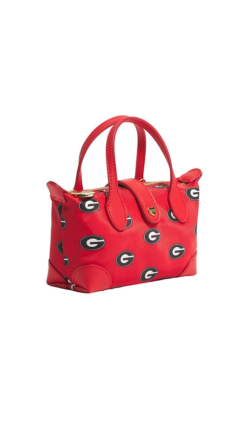  Stoney Clover Lane Umhängetasche Aus Bedrucktem Nylon Mit Universitätsmotiven Von Georgia University Of Georgia In Red. 