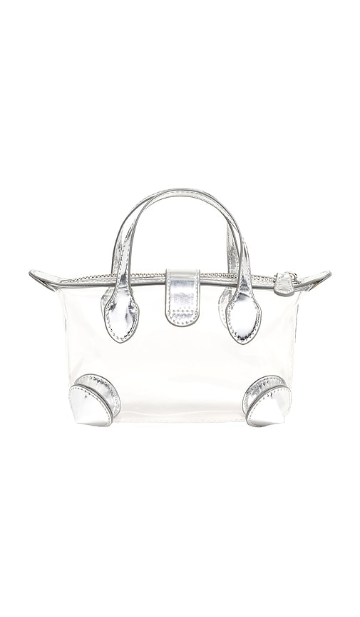  Stoney Clover Lane Pochette Transparente à Porter En Bandoulière Clear Pouchette Crossbody Bag En Metallic Silver. 