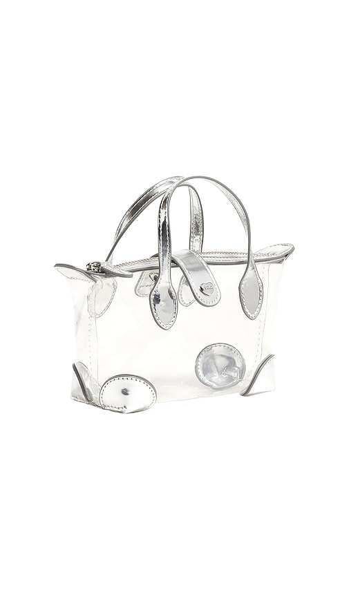  Stoney Clover Lane Pochette Transparente à Porter En Bandoulière Clear Pouchette Crossbody Bag En Metallic Silver. 