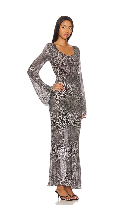 Shop Stone Cold Fox X Revolve Sharpe Gown In Snake Print