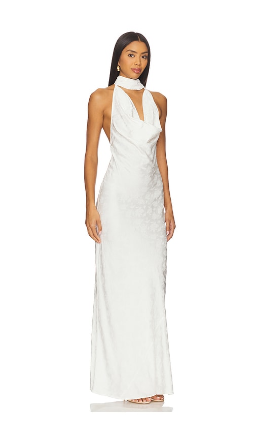 Stone Cold Fox X Revolve Amelia Gown In White