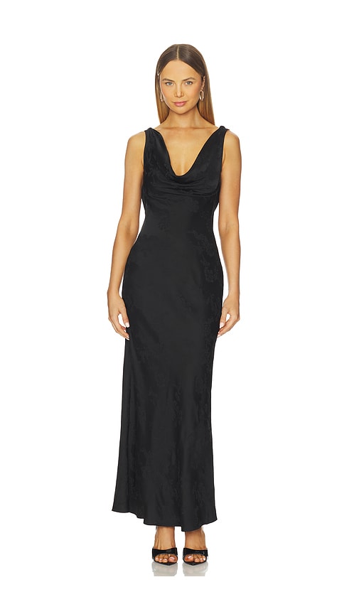 Stone Cold Fox X Revolve Billy Jacquard Gown In Black