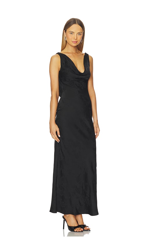 Stone Cold Fox X Revolve Billy Jacquard Gown In Black