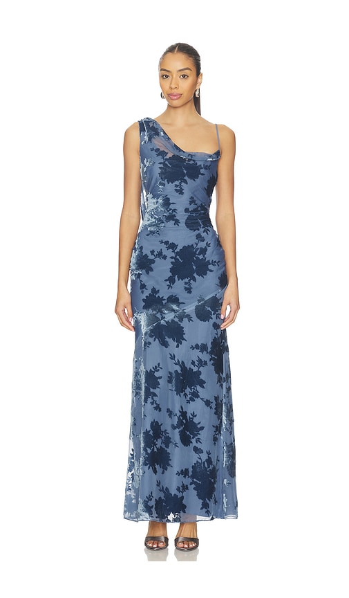 Stone Cold Fox X Revolve Willow Gown In Blue