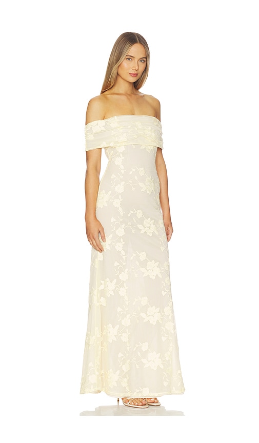  Stone Cold Fox Vestido Largo Jessie En Color Amarillo Limon Talla L  (también En M, S, Xl, Xs, Xxs). 
