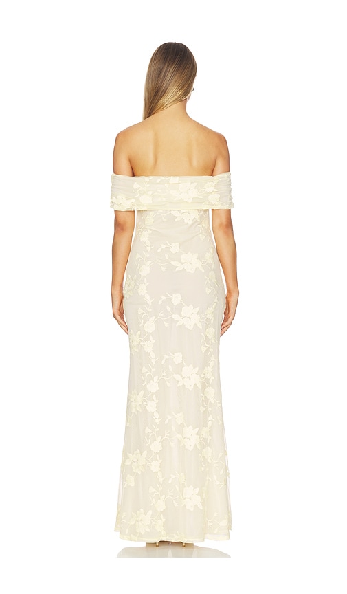  Stone Cold Fox Vestido Largo Jessie En Color Amarillo Limon Talla L  (también En M, S, Xl, Xs, Xxs). 