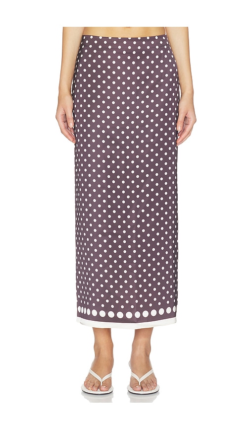 Stone Cold Fox X Revolve Porsha Midi Skirt In Multi