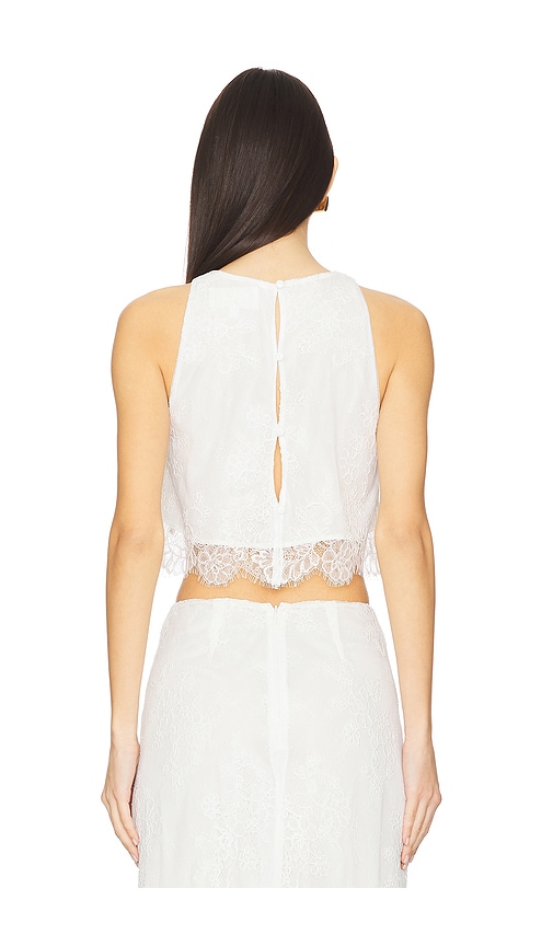  Stone Cold Fox Oberteil Audrey In White. Größe S. Also In M, L, Xl. 
