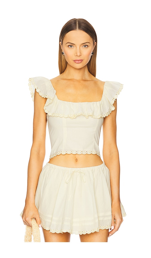 X REVOLVE Abby Top in . Size M, S, XL, XS, XXS - Stone Cold Fox - Modalova