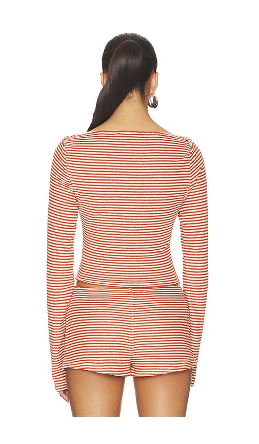  Stone Cold Fox X Revolve Isabel Terry Cardigan En Color Naranja Talla L  (también En M, S, Xl, Xs, Xxs). 