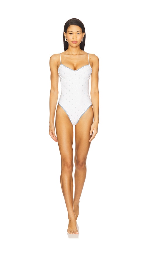 x REVOLVE Sherry One Piece in White. - size XS (also in L, M, S)