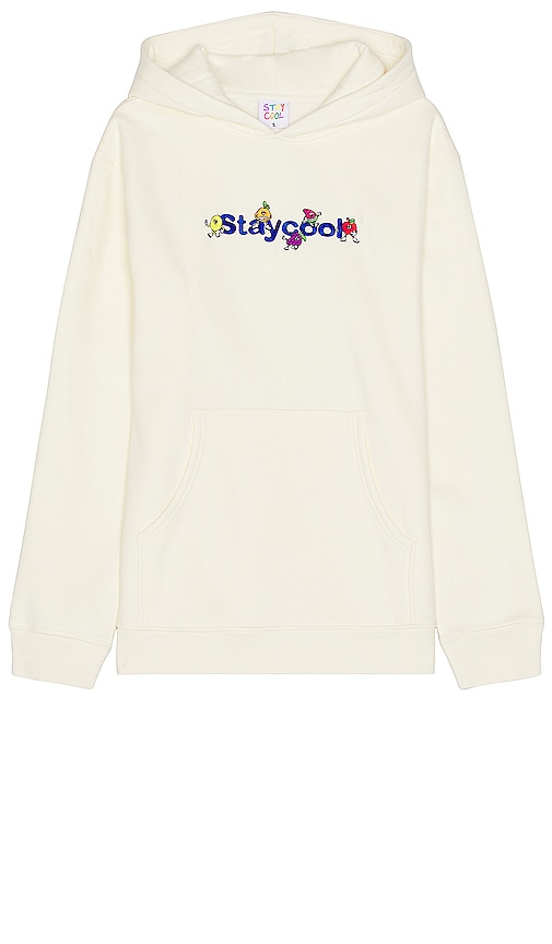 Stay Cool Fruits Hoodie in Bone