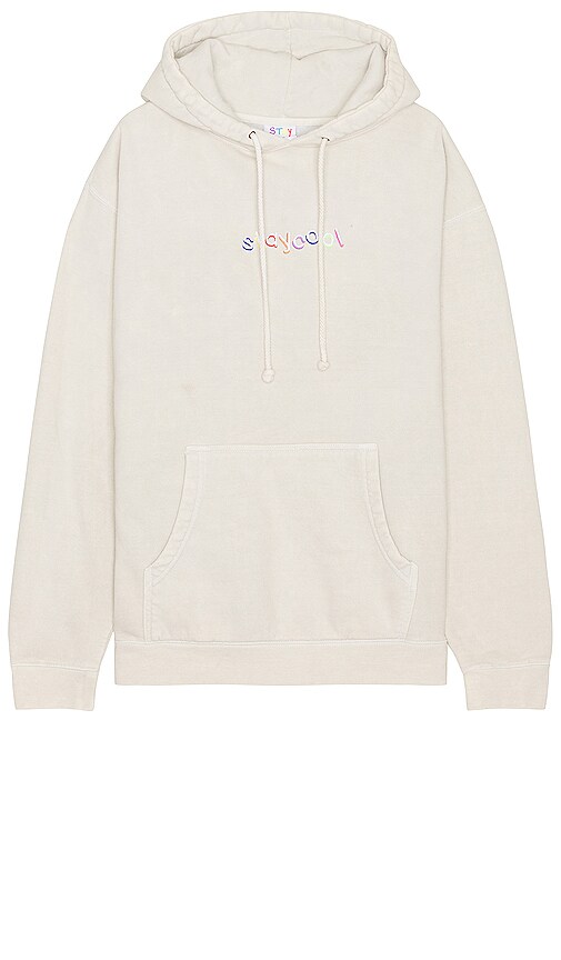 Stay Cool Classic Hoodie In Vanilla Mineral Wash