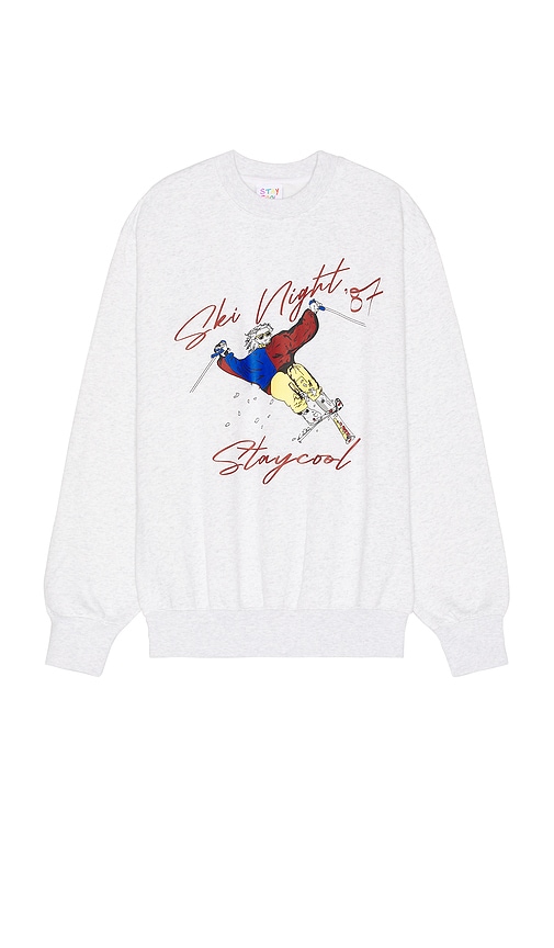 Shop Stay Cool Ski Sweatshirt In Heather Grey