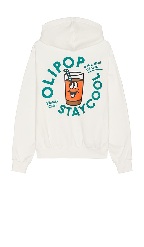 Stay Cool x OLIPOP Vintage Cola Hoodie in White REVOLVE