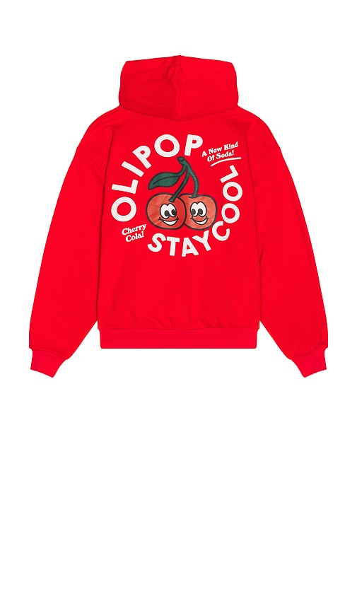 Stay Cool X Olipop Cherry Cola Hoodie In Red