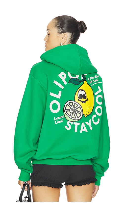 Stay Cool X Olipop Lemon Lime Hoodie In Green