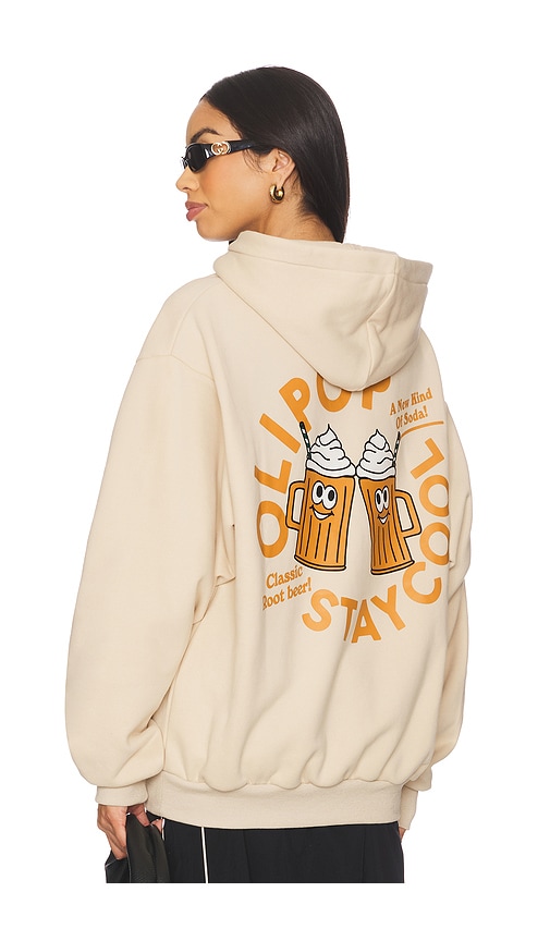 Stay Cool X Olipop Root Beer Hoodie In White