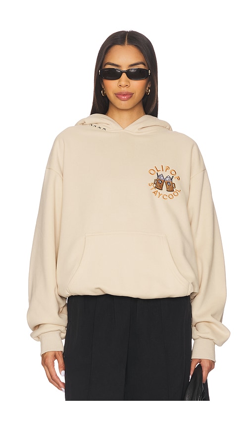 Stay Cool X Olipop Root Beer Hoodie In White