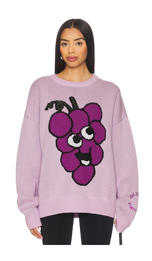 Stay Cool X Olipop Grape Sweater In Purple