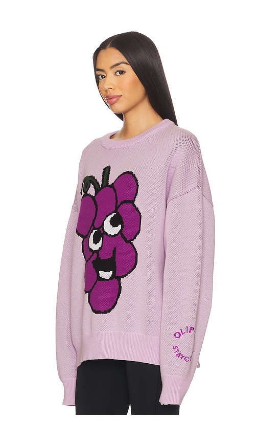 Stay Cool X Olipop Grape Sweater In Purple
