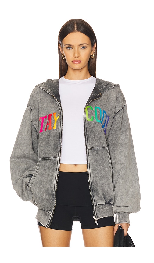 Stay Cool Arch Zip Logo Hoodie