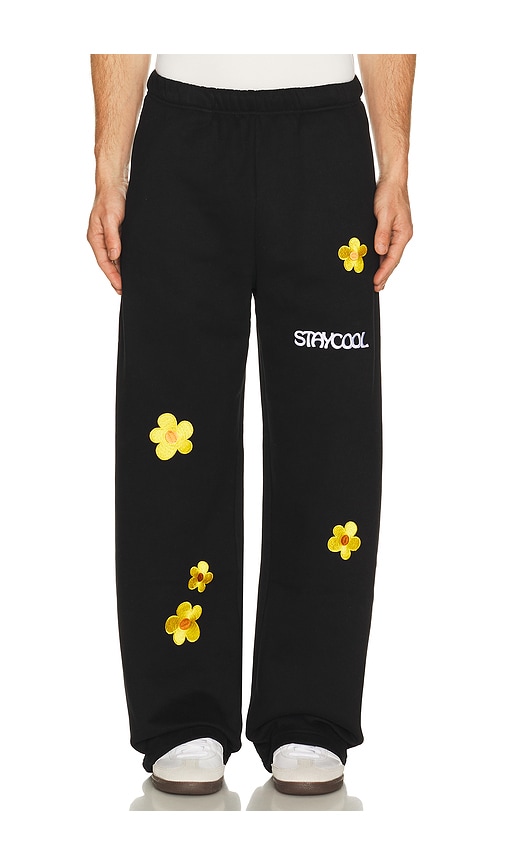 Stay Cool Sunflower Straight Sweatpants
