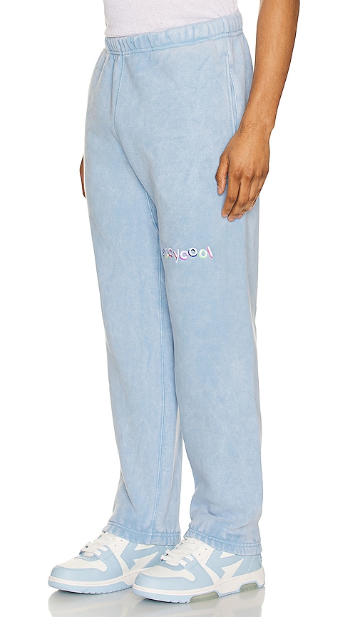 Shop Stay Cool Classic Mineral Sweatpants In Baby Blue