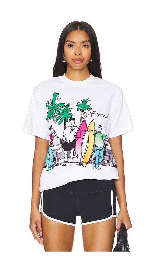 Stay Cool Surf T-Shirt in White