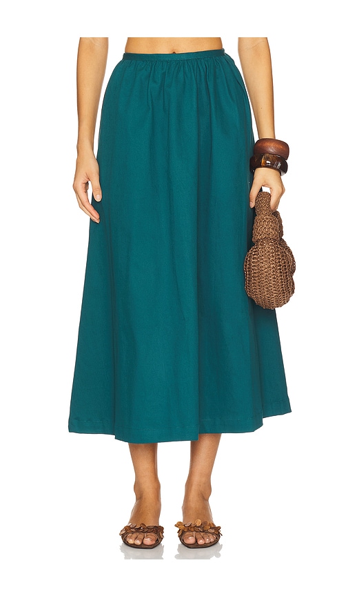 Bliss Skirt in Teal. - size S (also in M, XS)