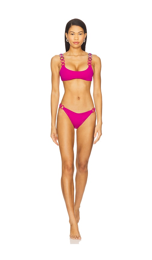 Rainbow Bikini Set in Fuchsia. - size S (also in M)