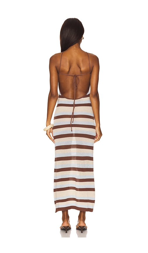  Seven Wonders Maxikleid Hazel In Brown,ivory. Größe L. Also In Xl. 