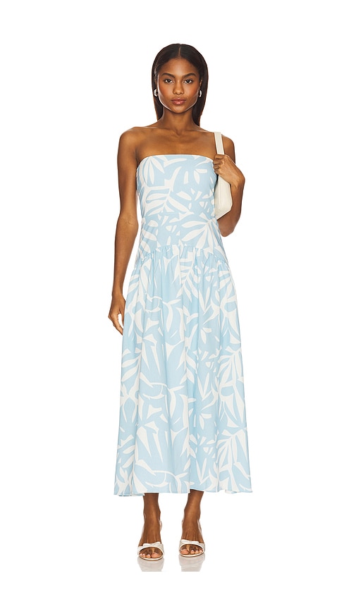 Addie Midi Dress in Baby Blue. - size L (also in M, S, XL, XS) - SEVEN WONDERS - Modalova