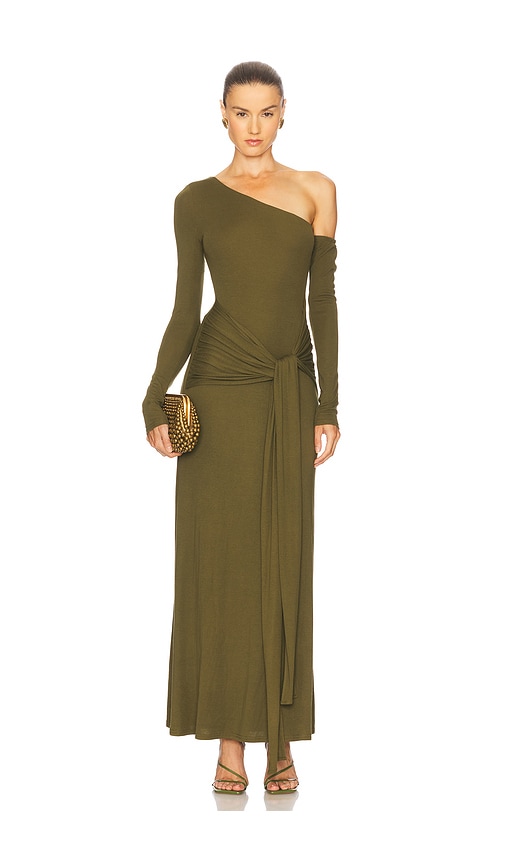 SEVEN WONDERS Bianca One Shoulder Maxi Dress