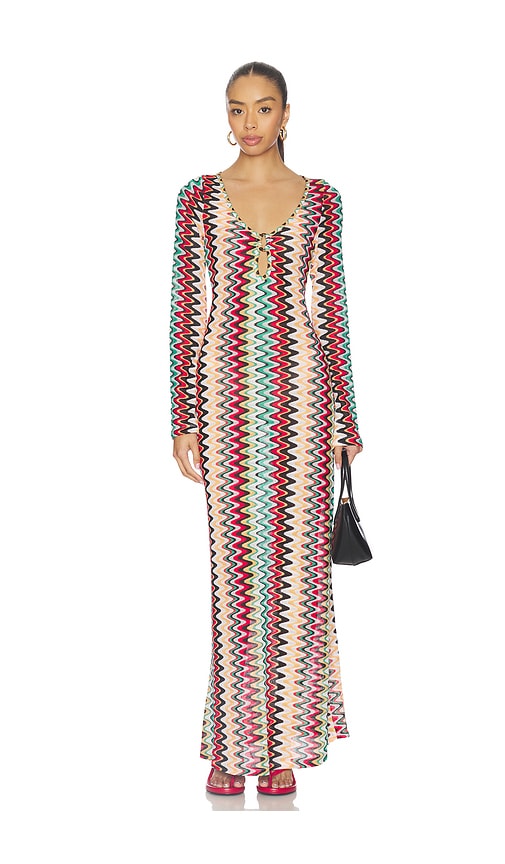 SEVEN WONDERS Emerie Scoop Neck Maxi Dress