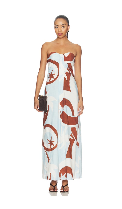 SEVEN WONDERS Rihanna Strapless Maxi Dress