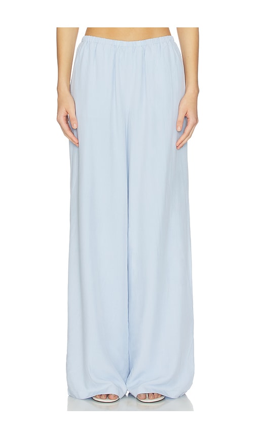 SEVEN WONDERS PANTALON FLEUR PALAZZO en Baby Blue. Taille S. Also en XS, L.