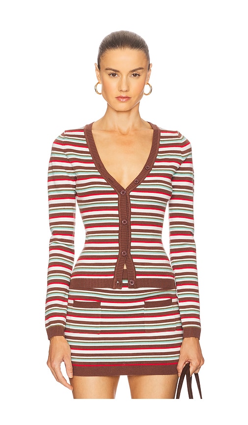 Seven Wonders Noemi Long Sleeve Top In Brown
