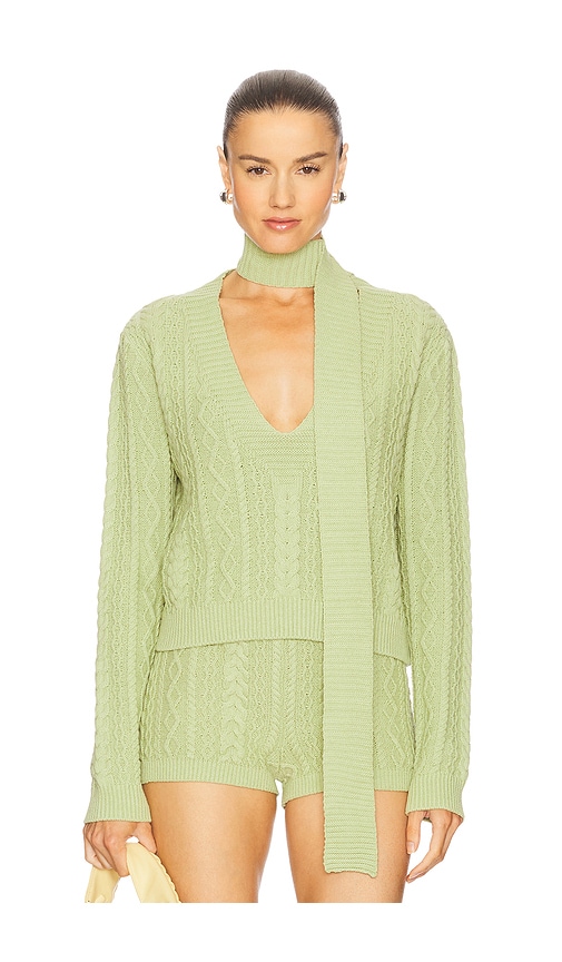 Seven Wonders Abriella Long Sleeve Top In Green