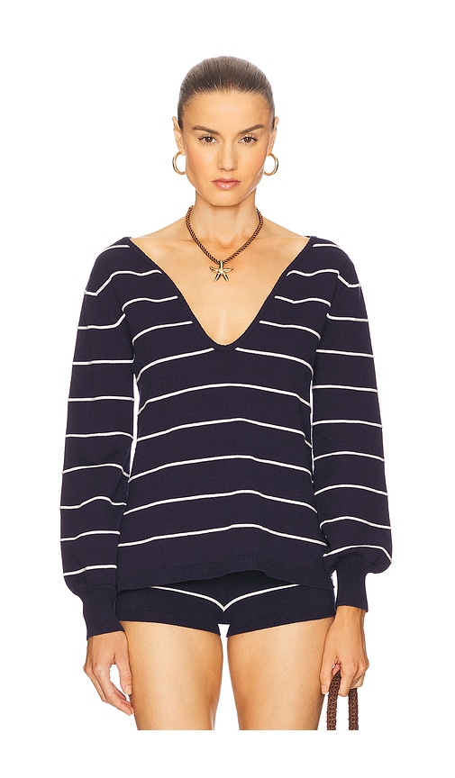 Seven Wonders Eleonora Sleeved Top In Blue