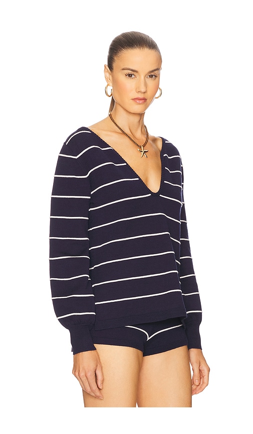 Seven Wonders Eleonora Sleeved Top In Blue